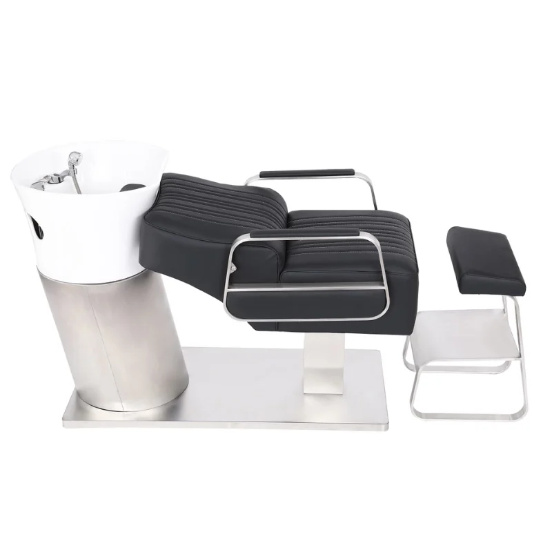 

*Barber shop shampoo bed hair salon special hair shampoo bed simple semi-lying high-end salon flush bed
