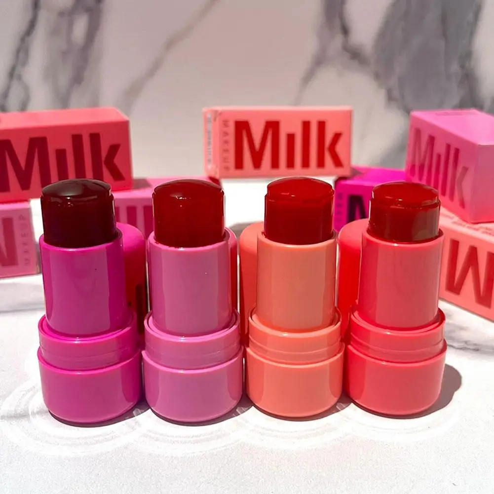 

Milk Jelly Tint Facial Blusher For Cheeks Lips Jelly Tint Blush Milk Cooling Water Jelly Tint Stick Sheer Lip Cheek Stain Makeup