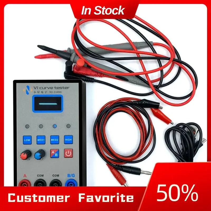 OLED Display Dual Channels Handheld VI Curve Tester ASA Circuit Board Online Repair Tester 4 Voltage 4 Frequency