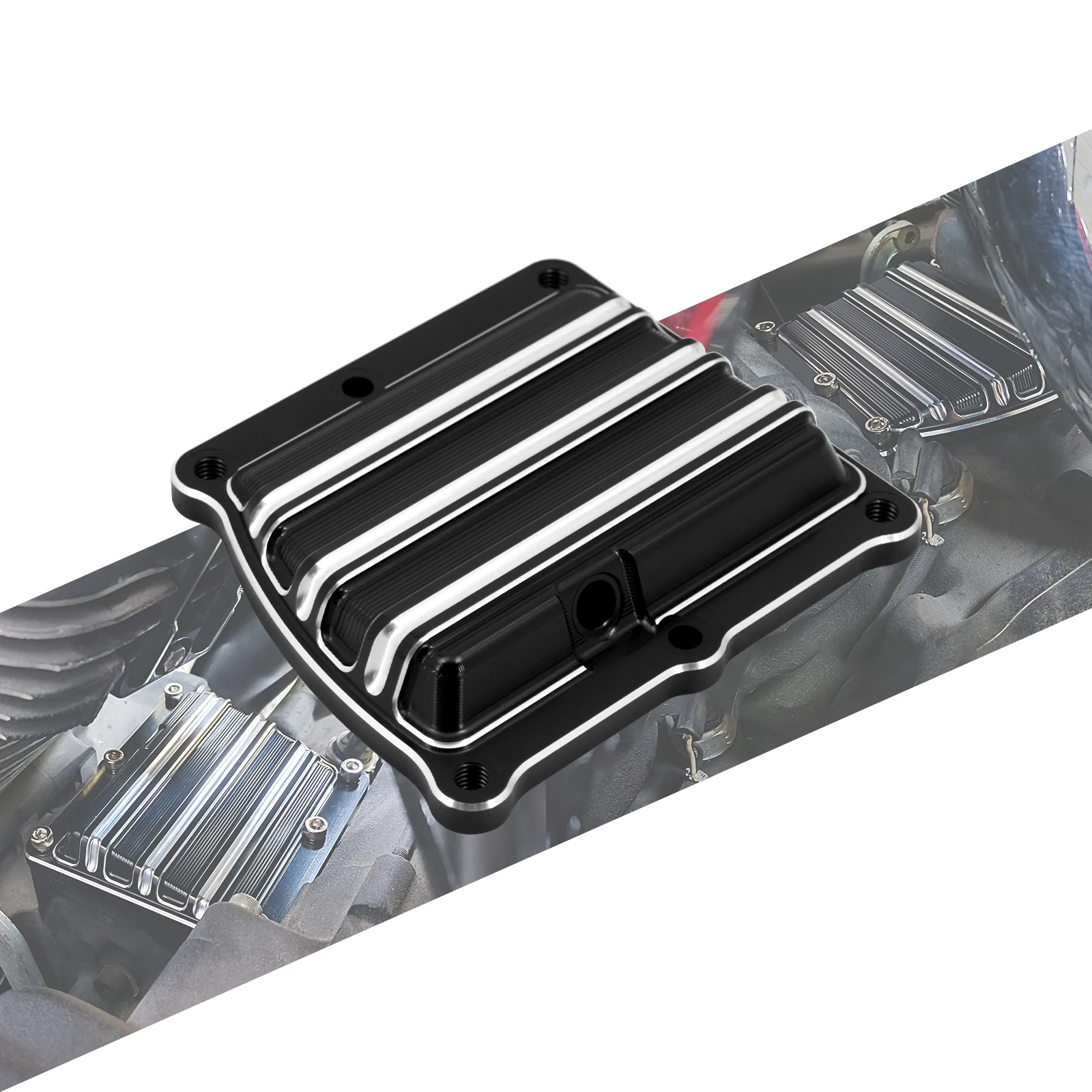 

CNC Aluminum Transmission Top Cover For Harley Milwaukee M8 For Street Glide 17-23 For Electra Glide
