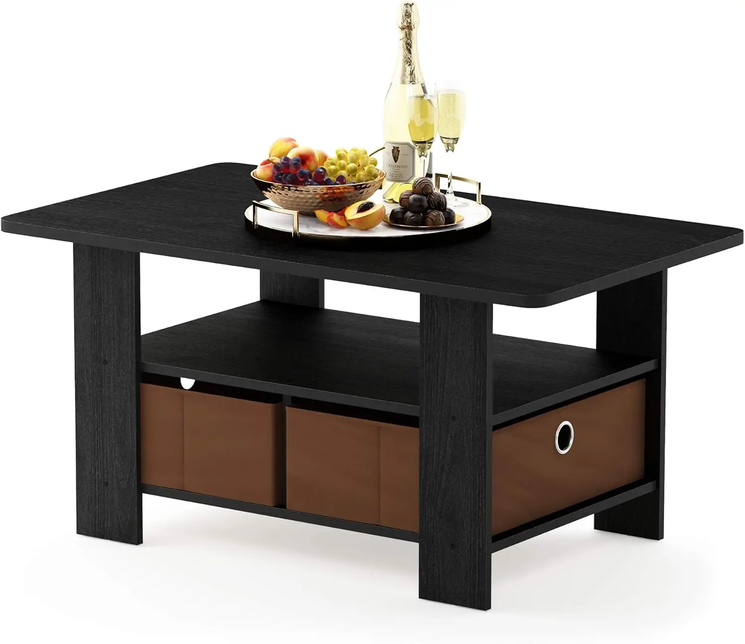 

Журнальный столик с выдвижным ящиком, цвет американо/средний коричневый, небольшой, без подъемной столешницы, для кафе