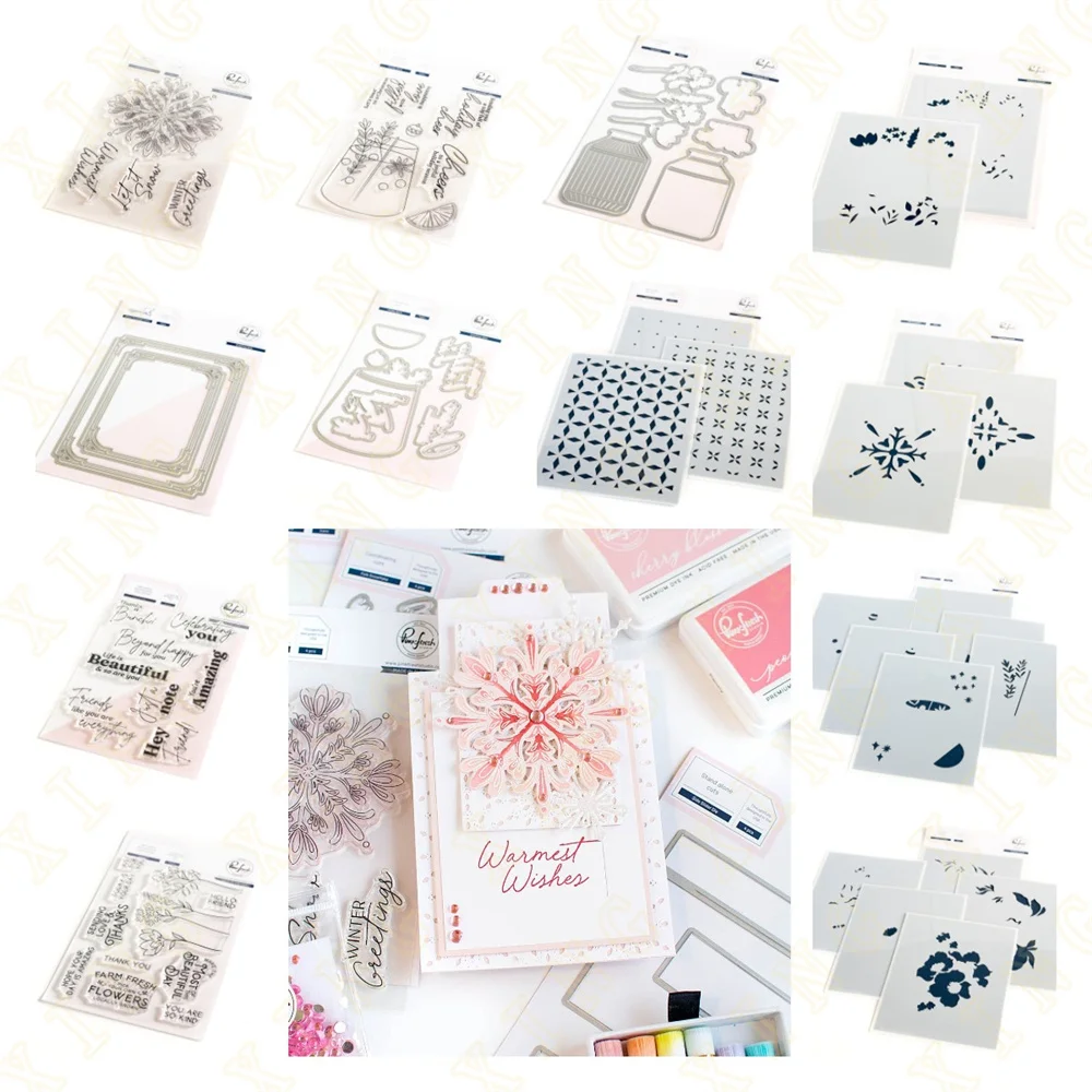 

Nothing but the Best Metal Cutting Dies and Stamps DIY Scrapbooking Card Stencil Paper Cards Handmade Album Stamp Die Sheets