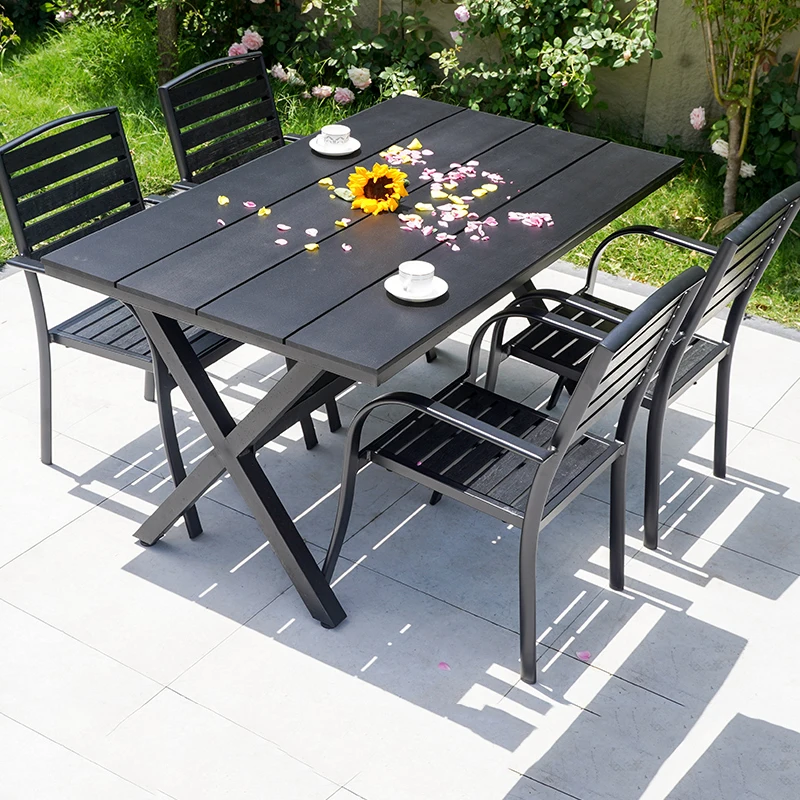 مجموعات أثاث حديقة القهوة المتنقلة مطعم في الهواء الطلق دراسة فاخرة أثاث الحدائق الحديث مجموعات أثاث المطبخ ميسا الألعاب #3