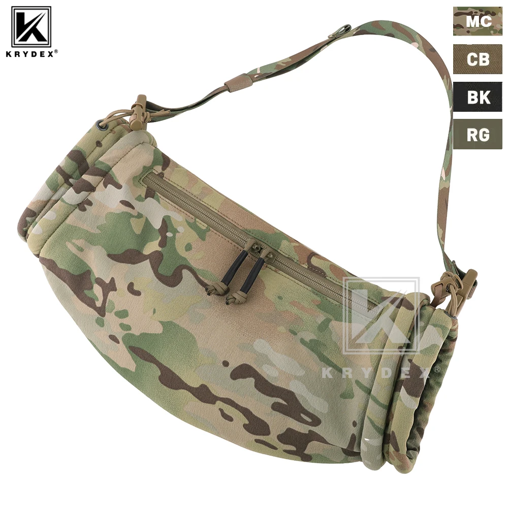 KRYDEX Tactical Hand Warmer Pouch Water-Resist Vest Drop Hanger Muff Warmer Pouch Outdoor Winter Hunting Field Survival Gear