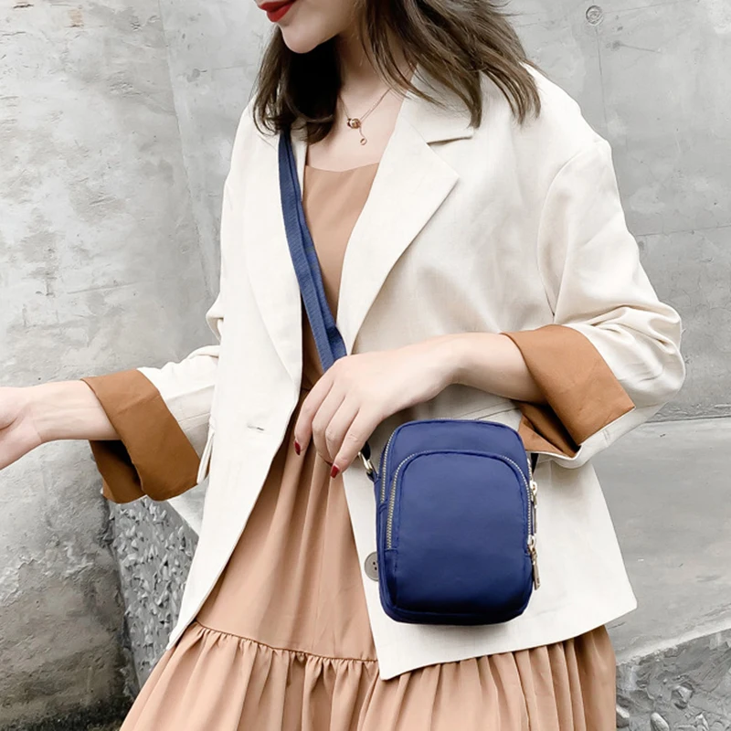 Neue Casual Große Kapazität Schulter Taschen Für Frauen Wasserdichte Oxford Multi-Zipper Umhängetasche Für Mutter Einkaufen Handtasche – Detail 16