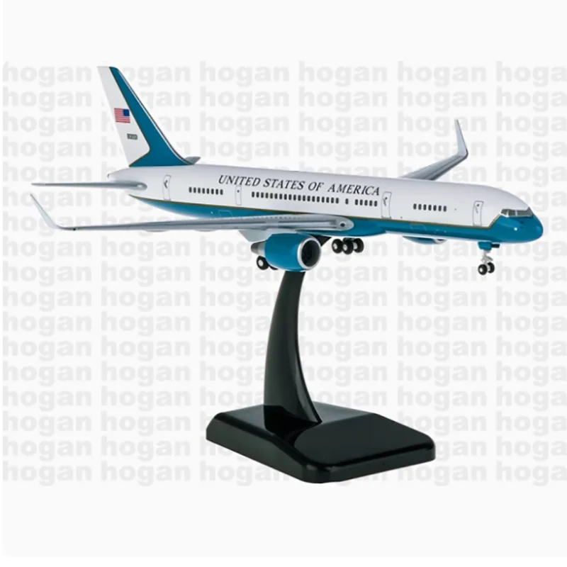 Modello di aereo passeggeri fatto a mano Hogan Scale 1/200 US Air Force B757-200WW Air Force due modelli di aeroplani da collezione