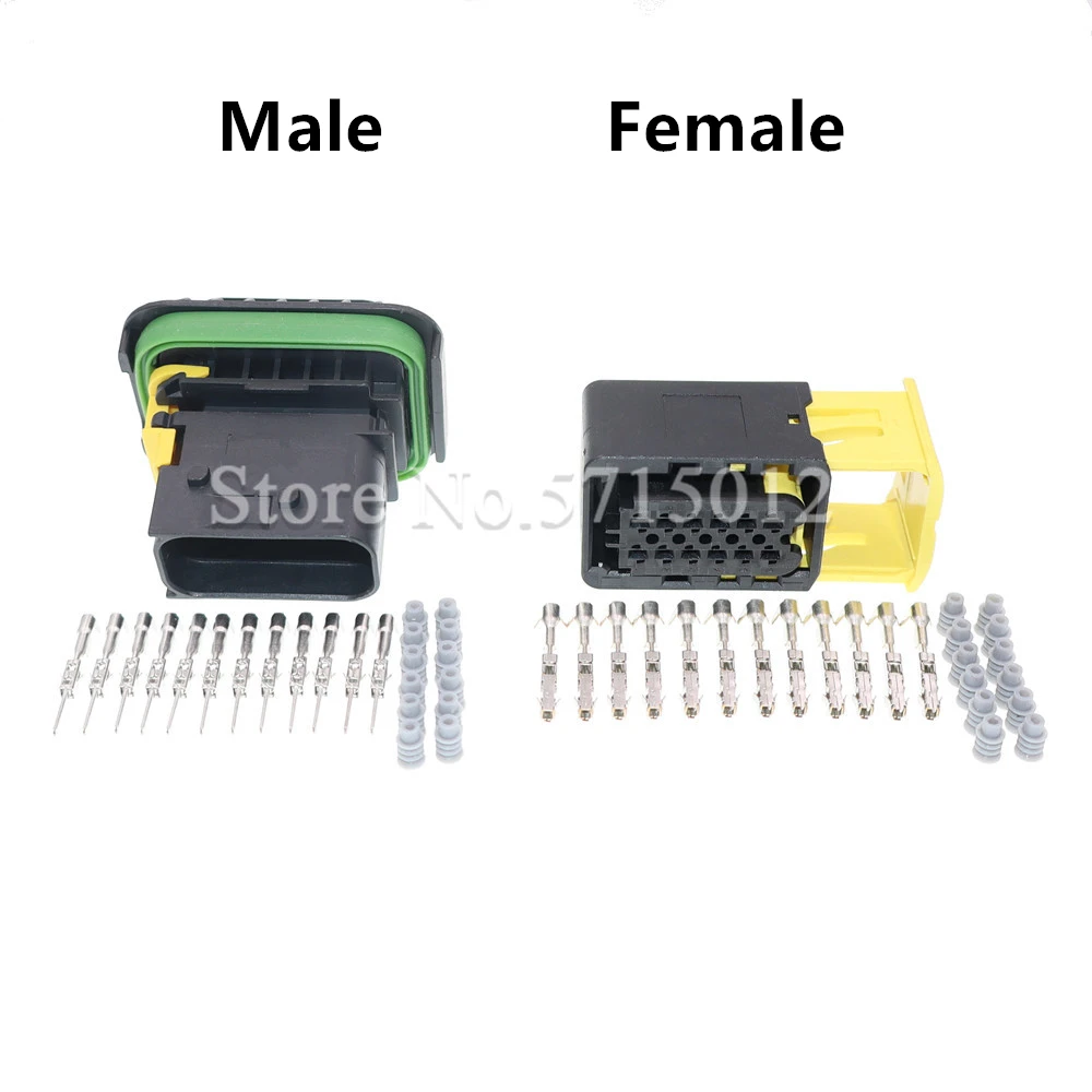 12 Hole 1-1564520-1 1-1703639-1 Car Urea Pump Plug New Energy Socket Auto Electrical Waterproof Connector