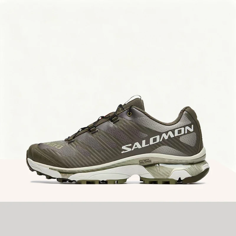 Salomon XT-4 OG Retro-Style High-Support, Stable, Lightweight, and Flexible Low-Cut River Trekking Shoes (Unisex) Brown 474425