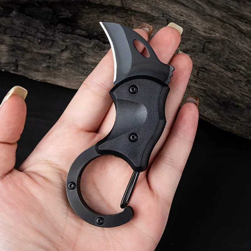 1pc heiß verkaufendes Outdoor-Messer, tragbares Schlüssel messer, Fuchs messer, Klauen messer,