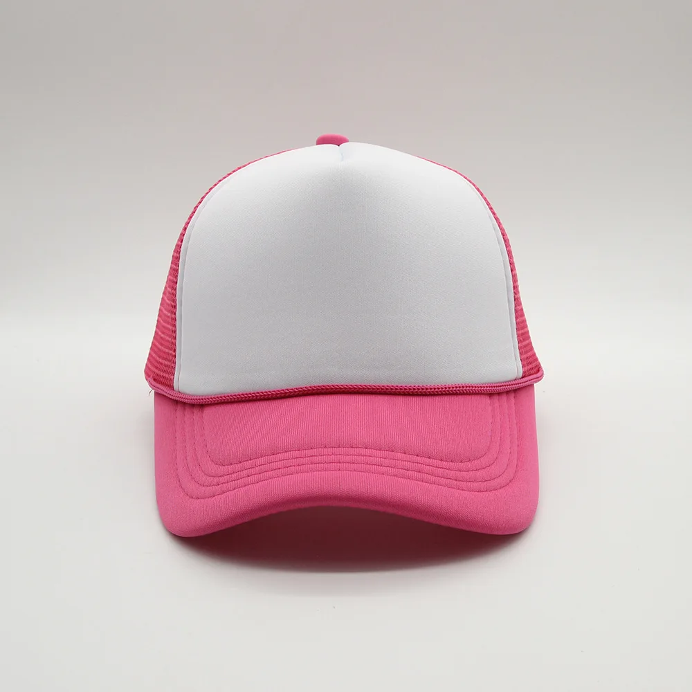 Neue Trucker Caps Männer Frauen Plain Blank Schaum Mesh Baseball Kappe Mit Seil Sommer Atmungsaktive Outdoor Sport Sonnenblende Hüte – Detail 6
