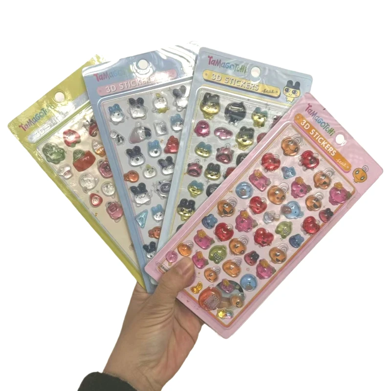 

Kawaii Tamagotchi Stickers 3d Diy Scrapbook Laptop Decal Bonbon Drop Seal Stickers Scrapbook Party Favors Gifts