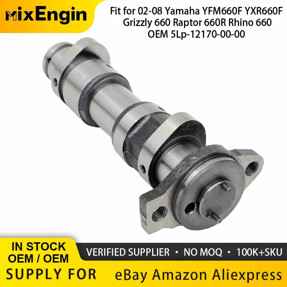 

Детали двигателя мотоцикла, распределительный вал для 2002-2008 Yamaha YFM660F YXR660F Grizzly 660 Raptor 660R Rhino 660 OEM 5Lp-12170-00-00
