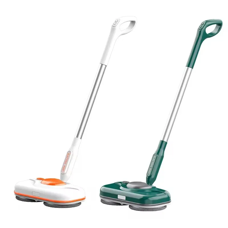 

Electric Mop Machine with Cleaning Bucket Handheld USB Rechargeable 360 Degree Rotate Sweeping and Dragging Mop With Lighting