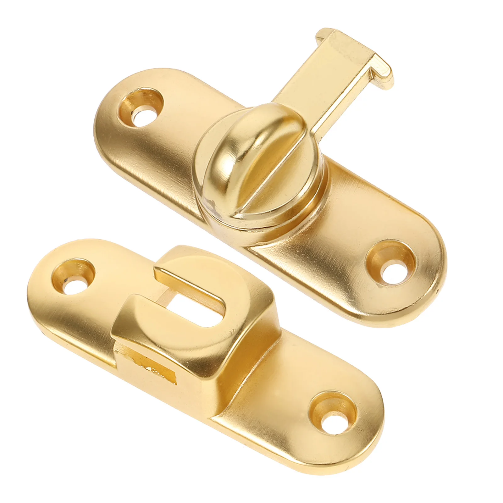 

1Set Right Angle Zinc Alloy Barn Door Lock 90 180 Degree Flip Latch for Door Bathroom Cabinet Slide Bolt Latch
