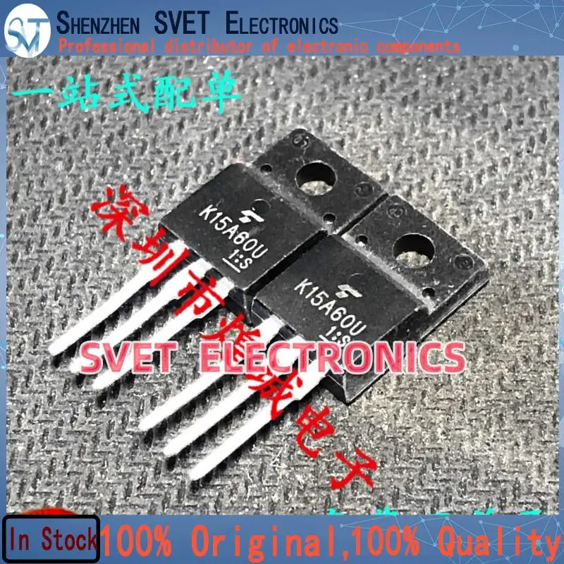 10 szt.-50 szt. K15A60U TK15A60U TO-220F 600V 15A oryginał w magazynie szybka wysyłka