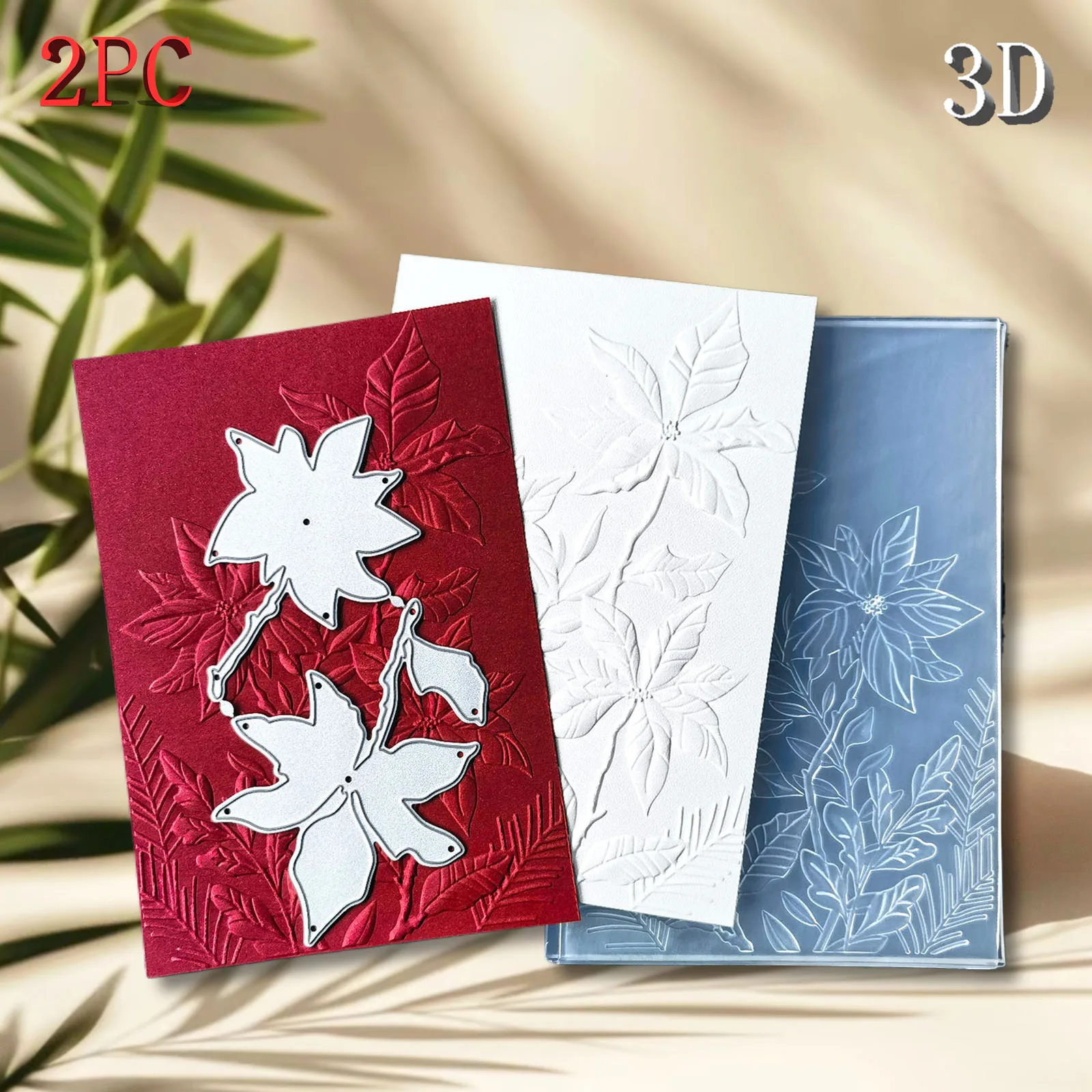 This stylish 3D relief folder features perfect floral branches as its theme, exquisite and elegant. Very suitable for various pa