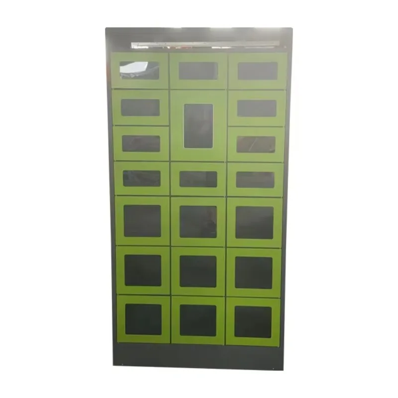 Smart food pickup cabinets to keep food warm or refrigerated schools, factories, stations, hospitals