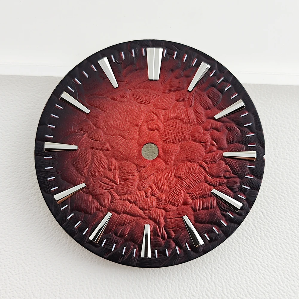 28.5mm NH35 Dial Custom Logo Dial Stone Dial Gradient Dial Suitable for GS NH35 Movement Diving Dial Replacement Parts