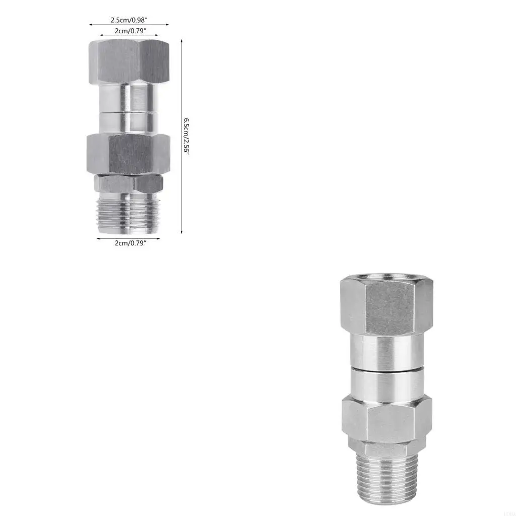 

Pressure Washer Quick Connector 3/8'' NPT Male Thread Fitting/M22 14mm Joint