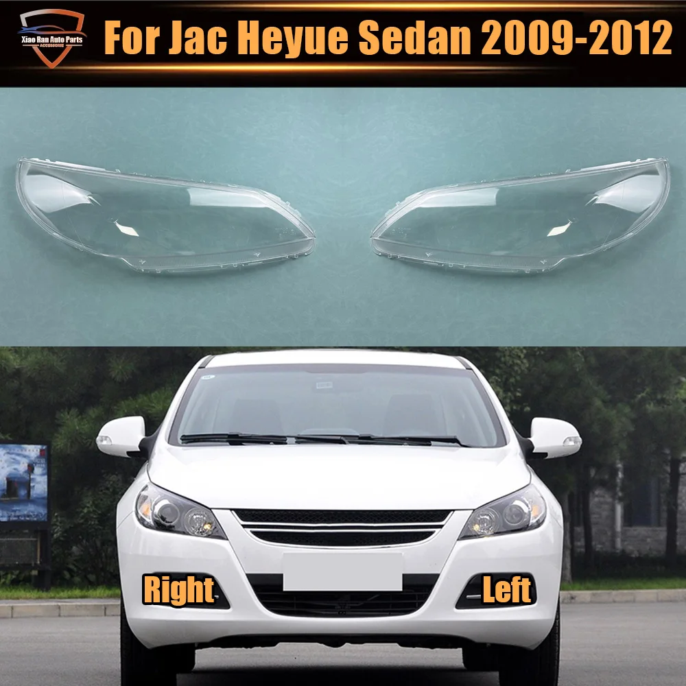 

For Jac 2009 2010 2011 2012 Heyue SedanHeadlamp Cover Transparent Lamp Shade Shell Lens Plexiglass Replace Original Lampshade