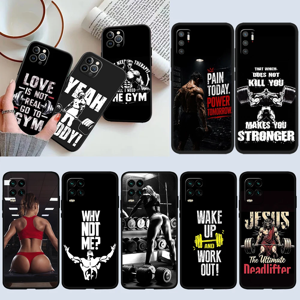 FD7 Bodybuilding Gym Fitness Phone Case for Samsung Galaxy S20 S21 S22 Ultra FE + Plus A21S A22 A24 A25 A26 A30 A30S A31