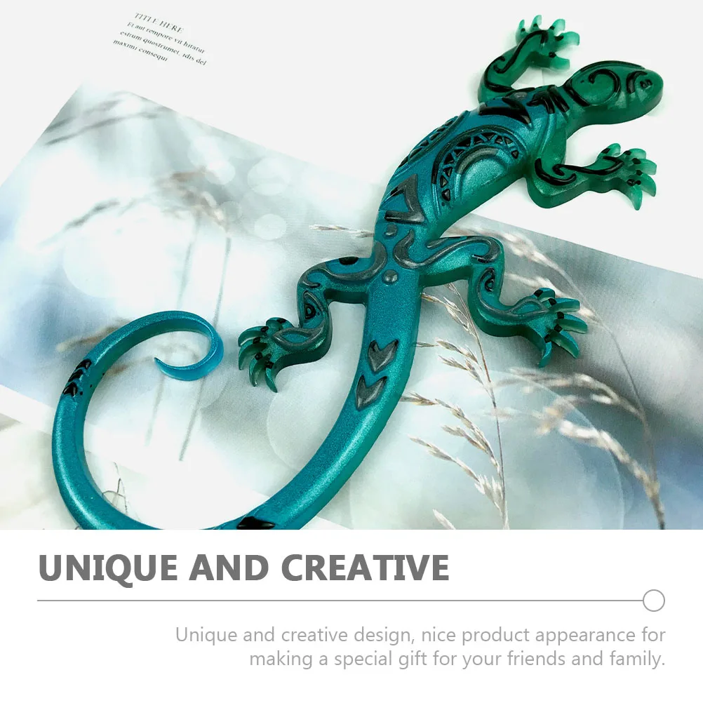 

Gecko Decoration Mold Large Wall Silicone Molds Resin Art DIY Craft 3D Pendant Unique Design Safe Durable Flexible Jewelry