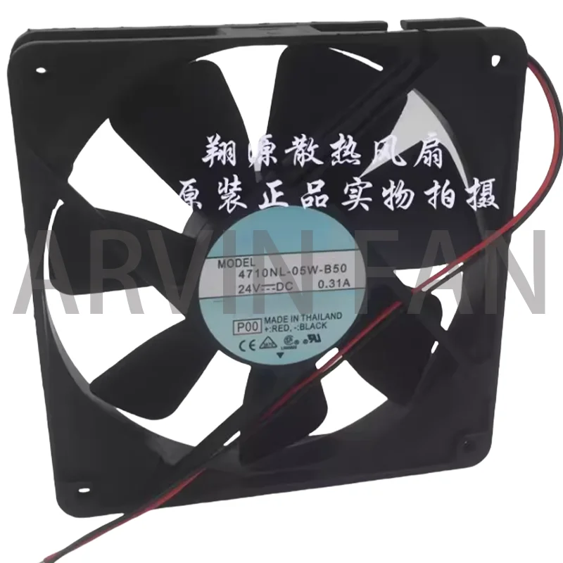 

4710NL-05W-B50 24 В 0,31 А 12 см Преобразователь частоты с двойным шариковым вентилятором