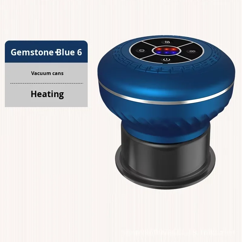 Intelligent Electric Cupping & Scraping Massager with Heating & Negative Pressure, Meridian Therapy Device for Home & Salon