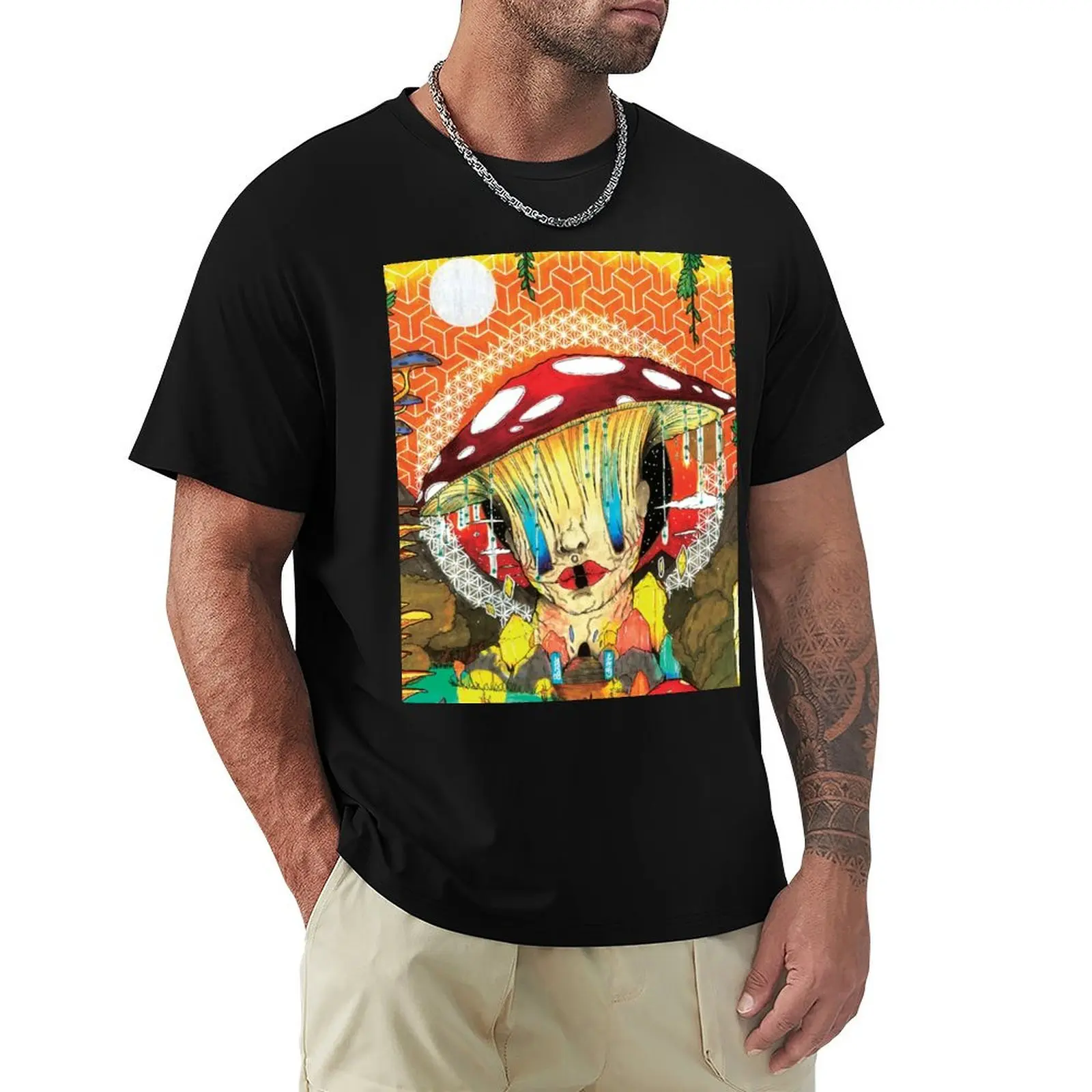 

Inner Trips T-Shirt Big and Tall Basic Tee Shirt