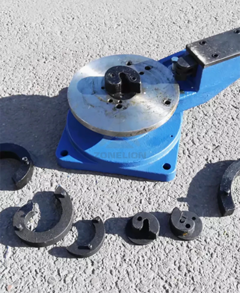 Rollender, einfach zu bedienender Rohrbieger, manuelle hydraulische Rohrbieger-Biegemaschine