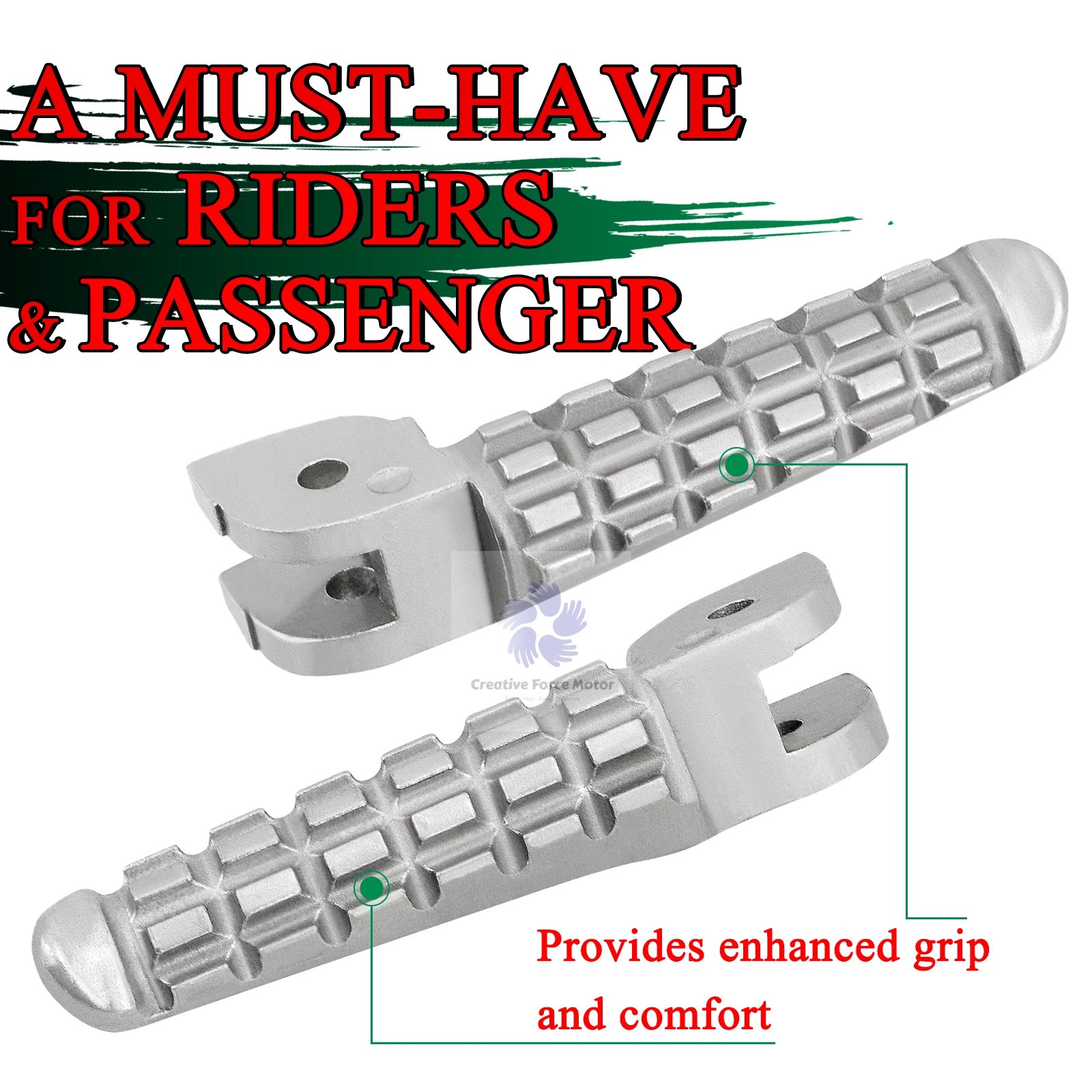 Rider Passenger Footrest motorcycle Highway Front Rear Foot Pegs For Ducati 1100 SuperSport 950 S Scrambler Icon Hypermotard 796 - view 3