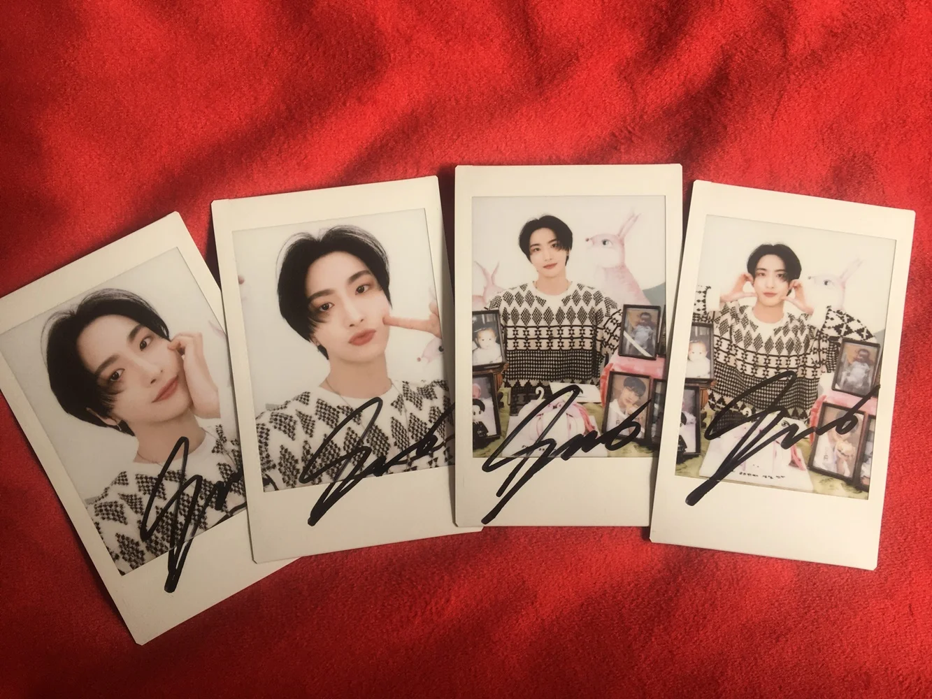 SALE ATEEZ Seonghwa AUTOGRAPHED SIGNED PHOTO CARD CARDS AUTOGRAPHES 3 INCHES K-POP COLLECTIBLES 20233