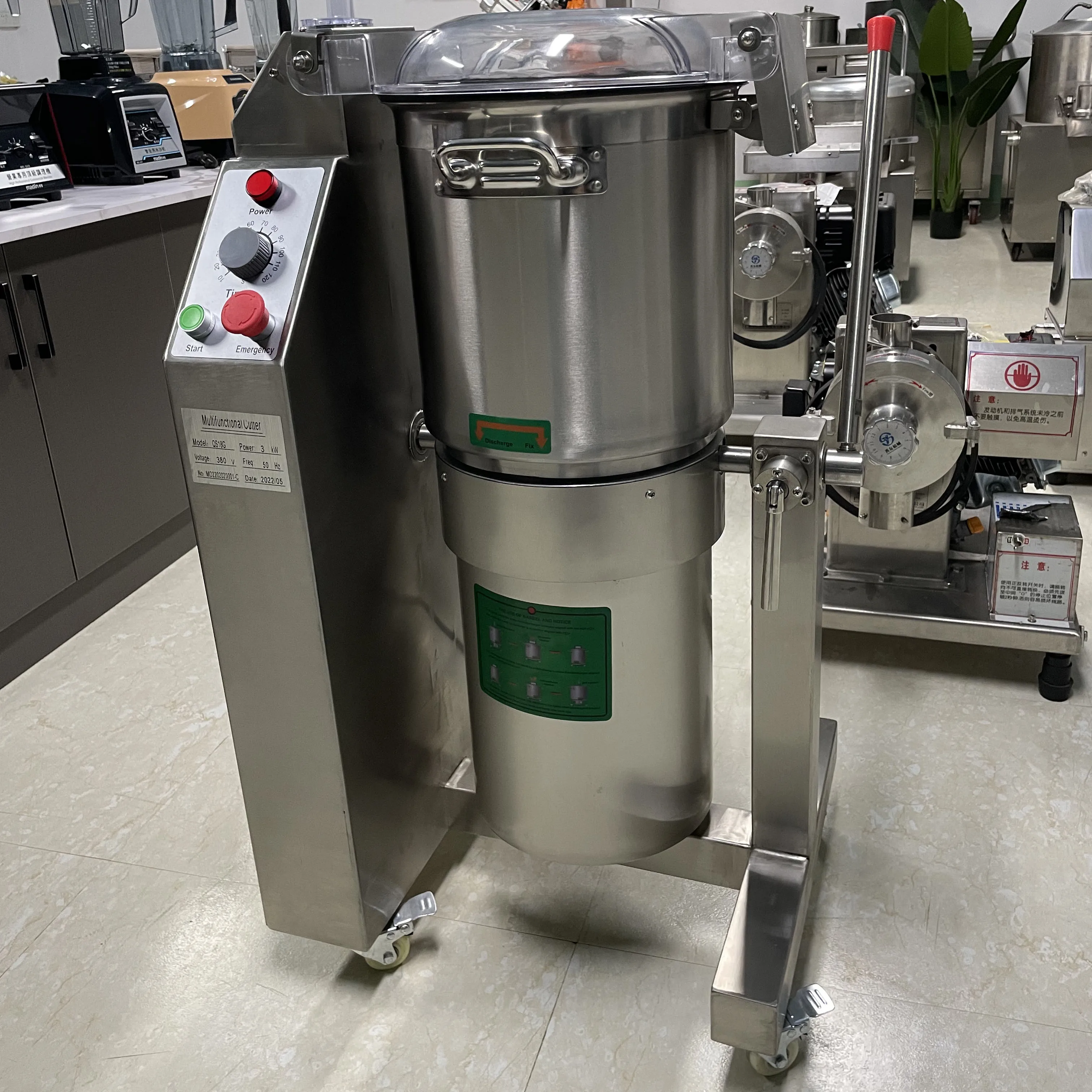 35L 18L Tritacarne caldo Macchina commerciale per cipolla Tagliaverdure Frullatore Mixer Hummus Tagliatrice