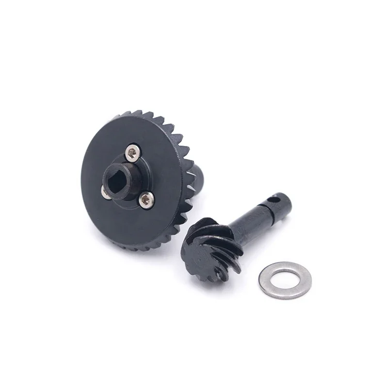 KYX Racing Heavy Duty Hard Steel Differential Gear Set 30T/8T Front Rear Axle Gear for 1/10 RC Crawler Axial SCX10 II III UTB10