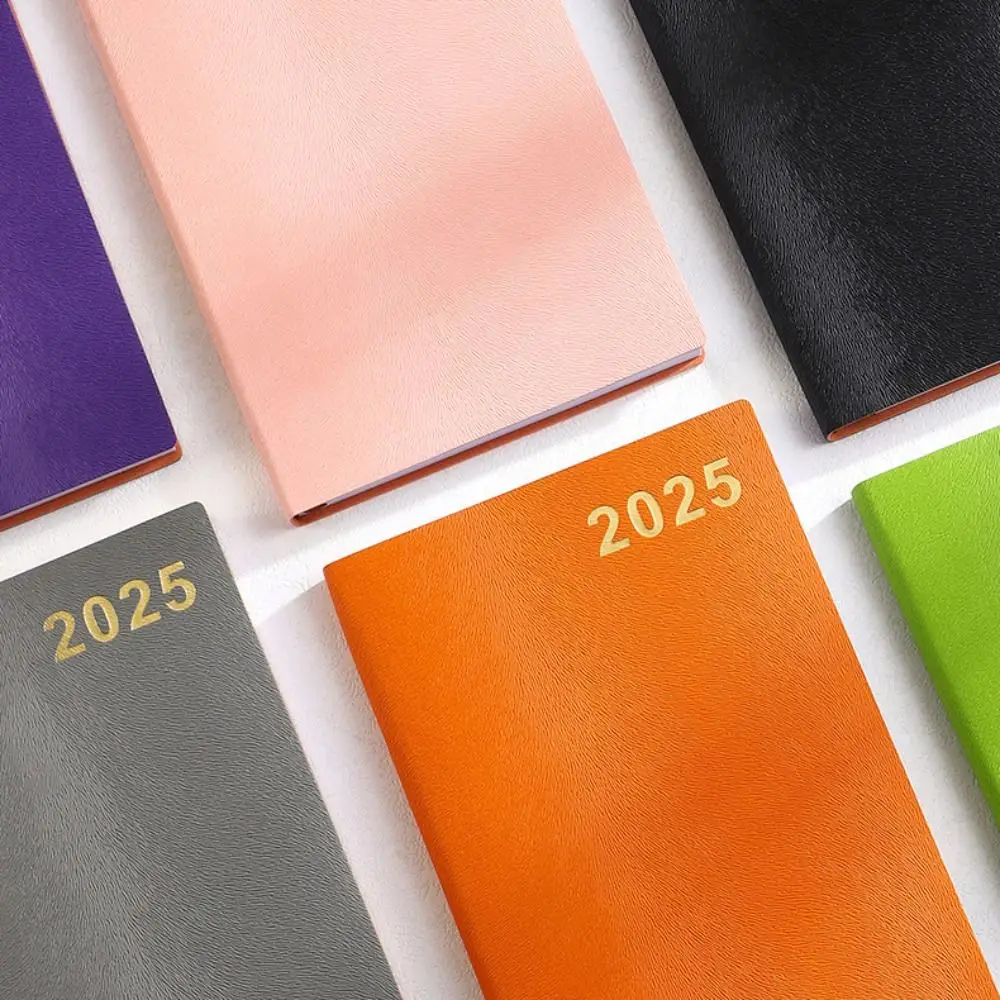 Creative Agenda Notebook para estudantes, lista de afazer, material de escritório, livro de agenda, planejador portátil, lembrete, A5, 2025