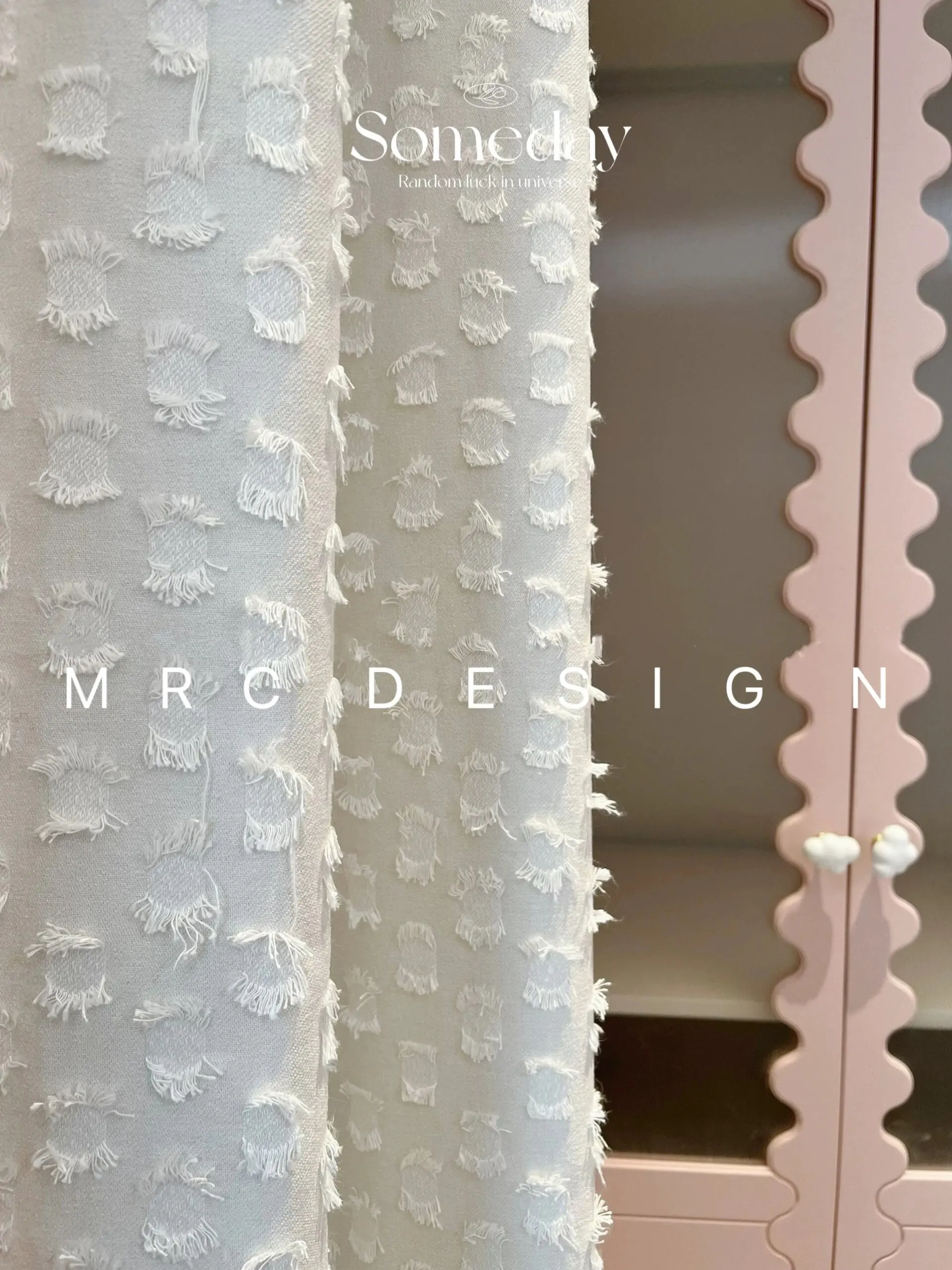 Butter Dot Cotton Linen Jacquard White Thickened Curtains for Living Room Bedroom French Window Balcony Customized Products