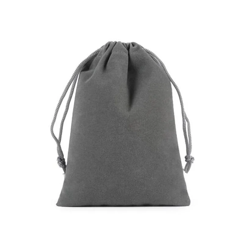 1 Piece Large Capacity 25x30 30x40 40x50 cm Big Black Drawstring Velvet Bag For Christmas Wedding Party Gift Packaging Pouch