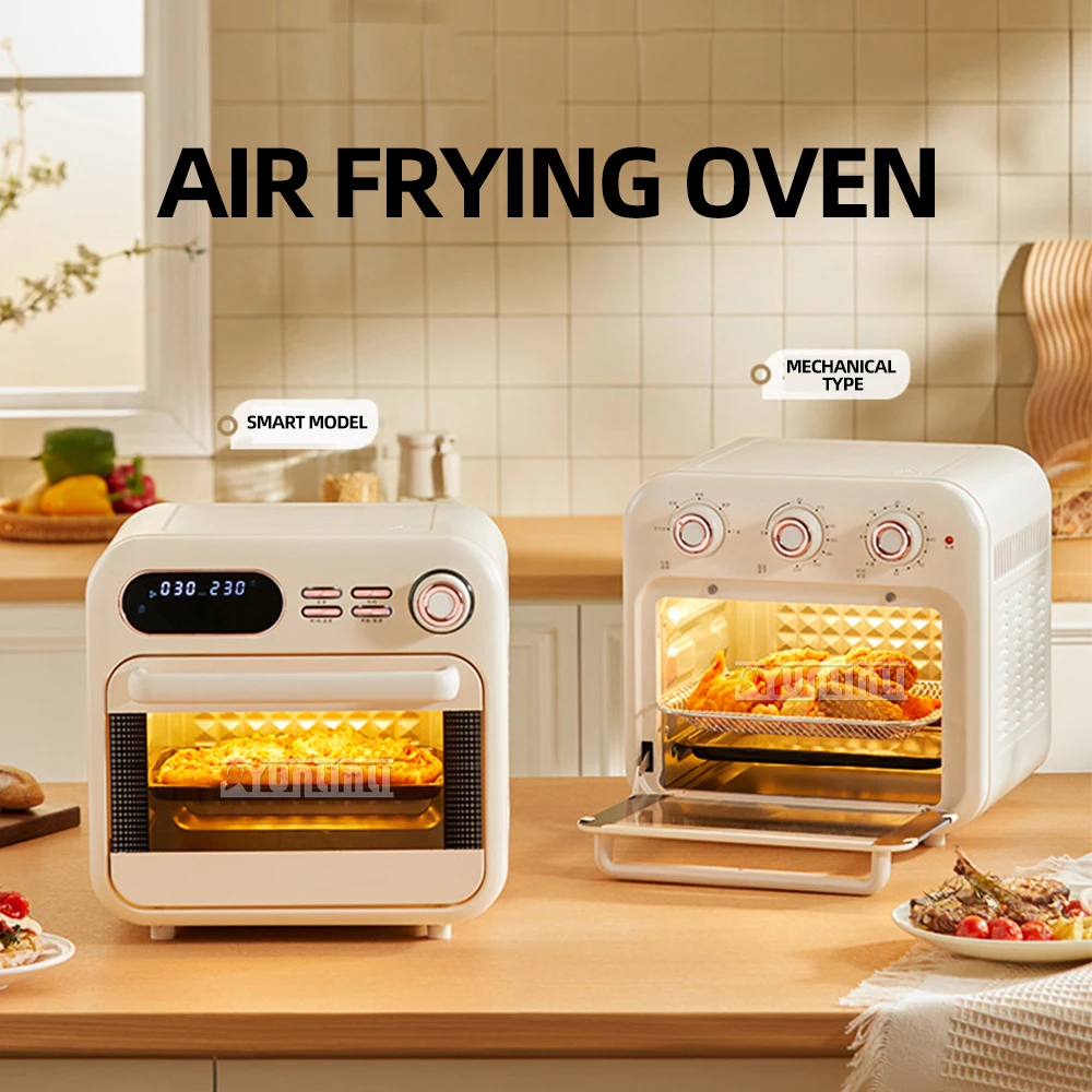 

Household Multifunctional Electric Oven 16L Intelligent Electric Oven Electric Fryer Visual Air Fryer