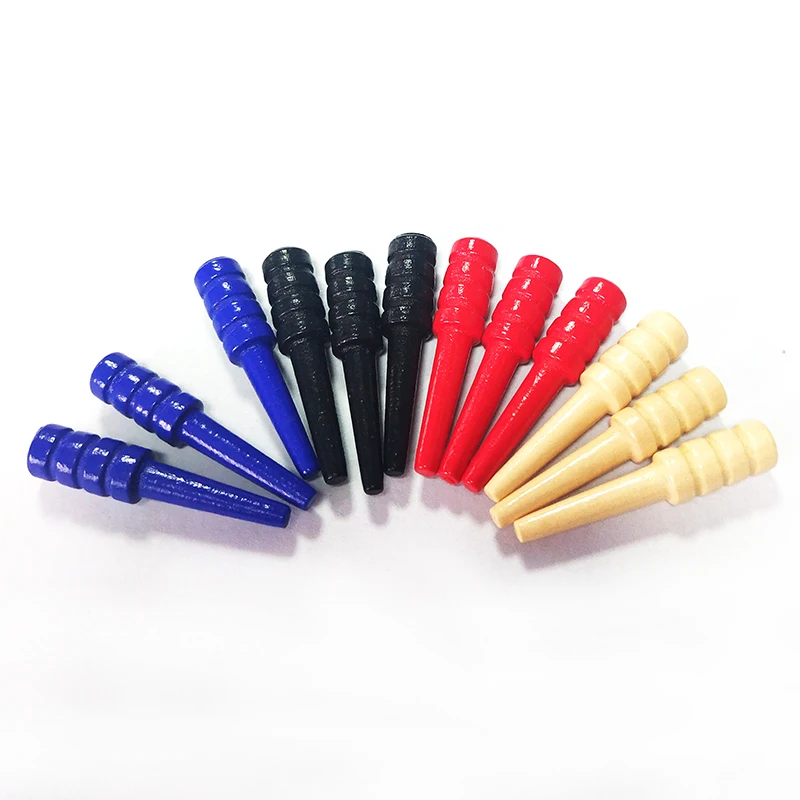 

20PCS Woodend Cribbage Pegs 5Gold 5Red 5Blue 5Black For 1/8 Cribbage Board Hole