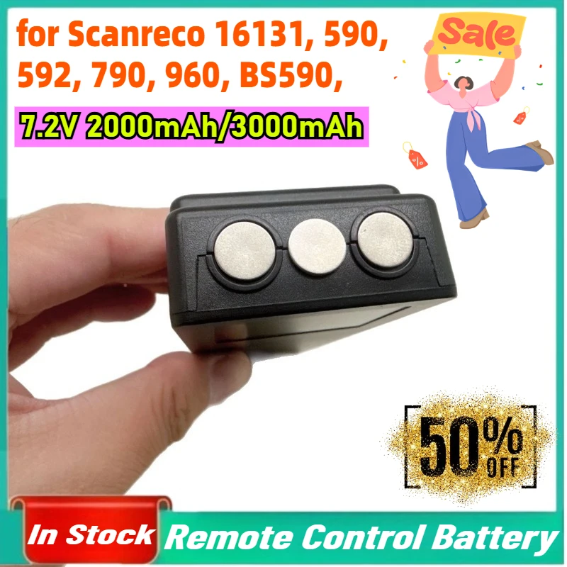 For Scanreco 1026 13445 16131 17162 592 708031757  EEA2512  EEA4404  IM6024  RSC7220 590 960 790 EEA2512 Remote Control Battery