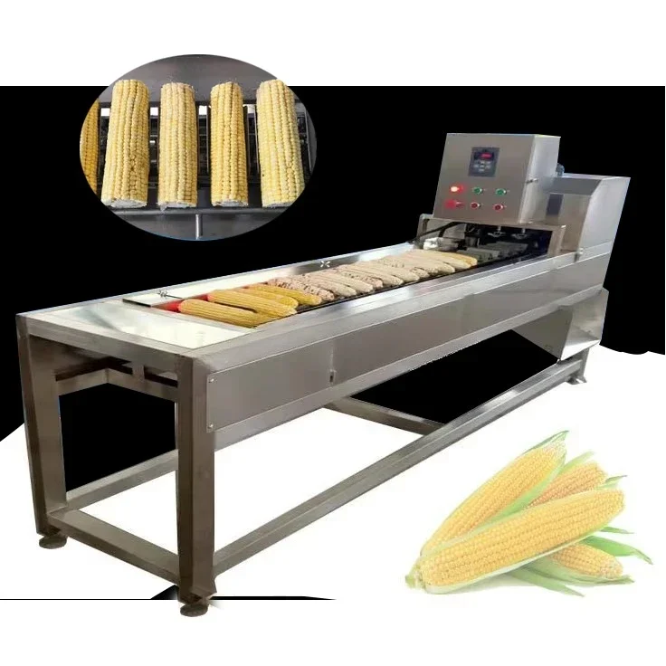 High-efficiency automatic stainless steel vegetable corncob, vacuum cutting machine