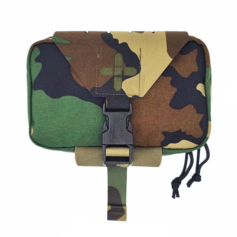 غزاة التكتيكية سريع مزق الإسعافات الأولية مول حزام طبي الحقيبة WL M81 وودلاند كامو TR103 #1