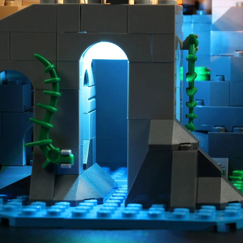 DIY LED Light Kit For LEGO 10305 Lion King's Castle (Only LED Light,Without Blocks Model)