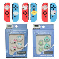 Sanrio Hello Kitty Thumb Stick Grip Cap for Nintendo Switch NS OLED Controller Joystick CuteSoft Silicone Cover Protector Case