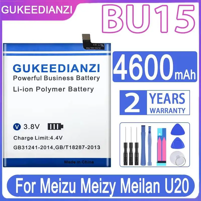 

For Meizu Meilan U20 Premium Replacement Mobile Phone Battery Long-Lasting Performance BU15 4600Mah