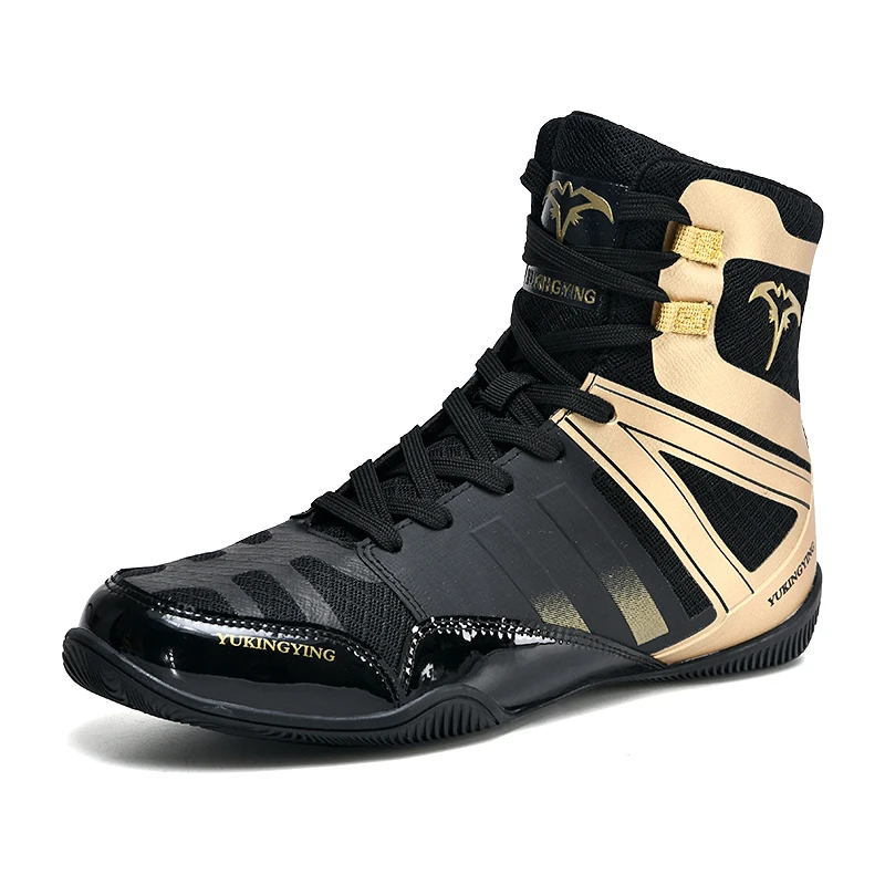 2023 Professional Boxing Shoes Competition Training Weightlifting Squat Shoes Men's Wrestling Shoes Fighting Combat