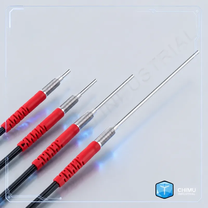 【CHIMU INDUSTRIAL】FRS-310-I Convex Fiber Optic Sensor Diffuse Reflection Probe Extended Tube M3 M4 M6 for MRO