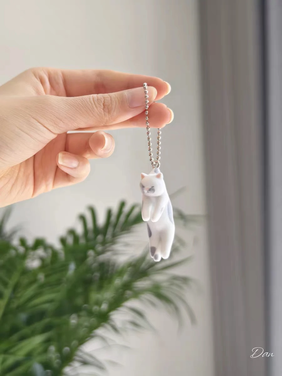 Qualia capsule toy Tsumada Neko 3 mascot cute Buchi rust Exotic Shorthair Somali tonkinese Fluffy flocky pinch cat ball chain