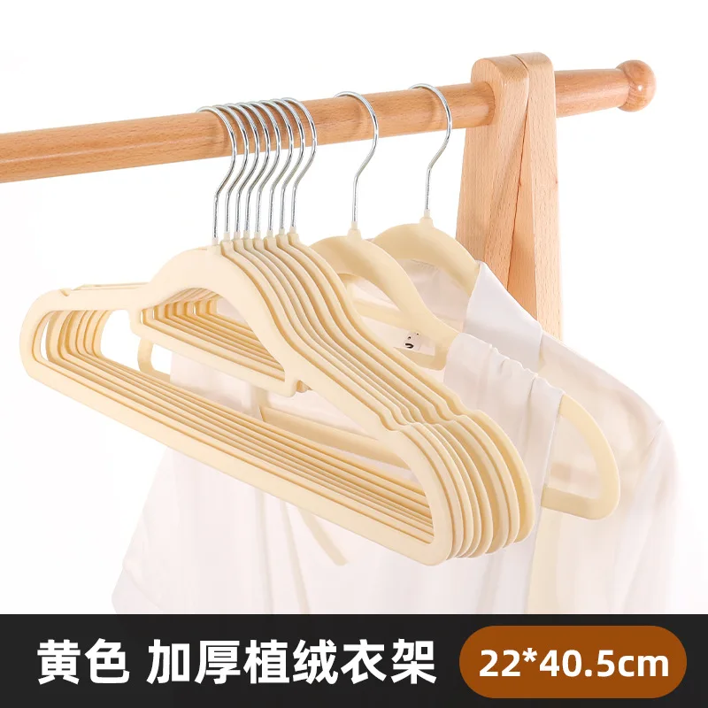 

10 Pack Space Saving Premium Velvet Clothes Hangers Wardrobe Bedroom Heavy Duty Non Slip Felt Hangers 360 Degree Swivel Hooks