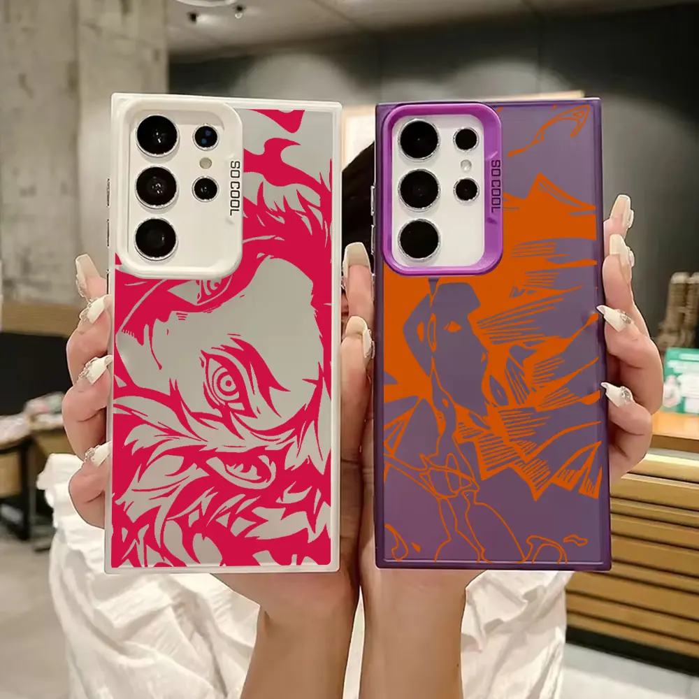 

Kimetsu No Yaiba Anime Kyojuro Rengoku Zenitsu S25 Case For Samsung Galaxy S24 S23 S22 S21 FE S25 Ultra 5G S20 Plus Phone Cover